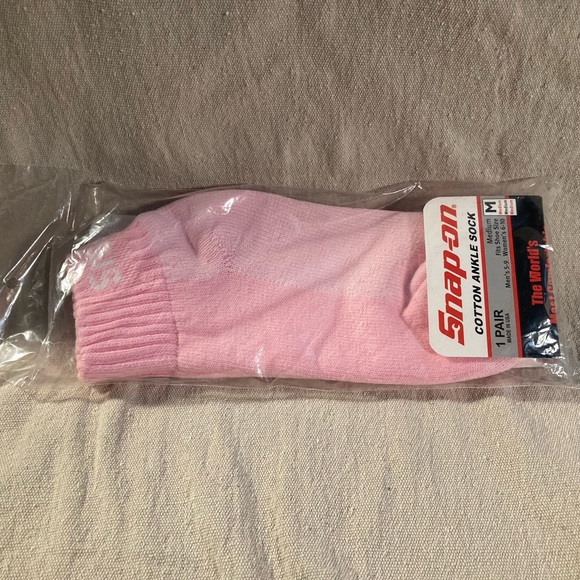Snap-on Cotton Ankle Socks - Picture 1 of 3
